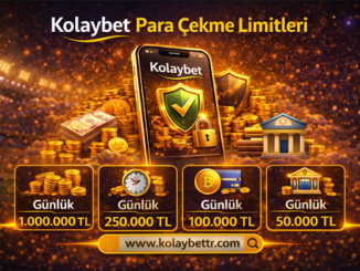 Kolaybet para çekme limitleri, günlük çekim miktarı ve ödeme yöntemlerine göre değişen limit sistemi